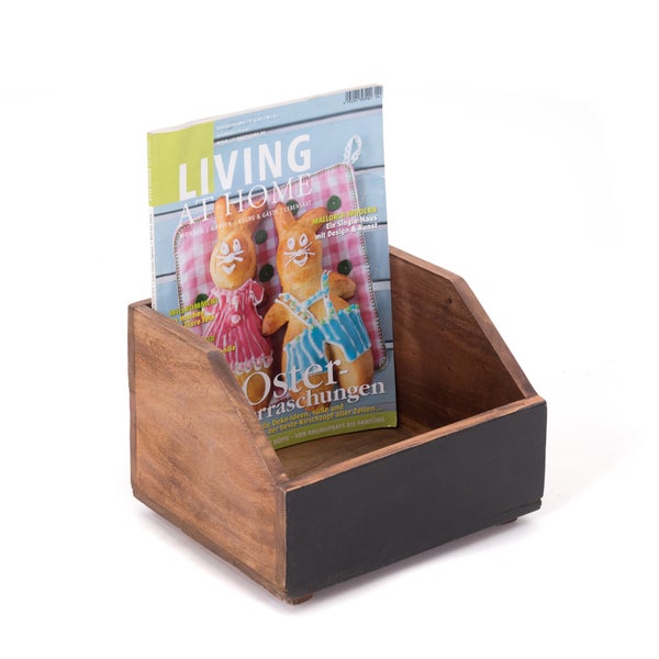 Organizer-Set Office 3-teilig Mahagoni Holz, mit beschreibbarer Tafel 12 beschreibbar