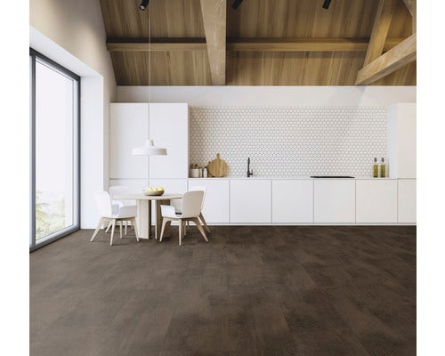 Laminat 8.0 Aqua Pro Metal Oxid dunkelbraun wasserfest