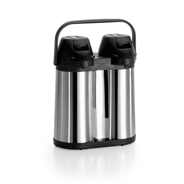 Thermoskanne, Pumpkanne - 4L, Edelstahl