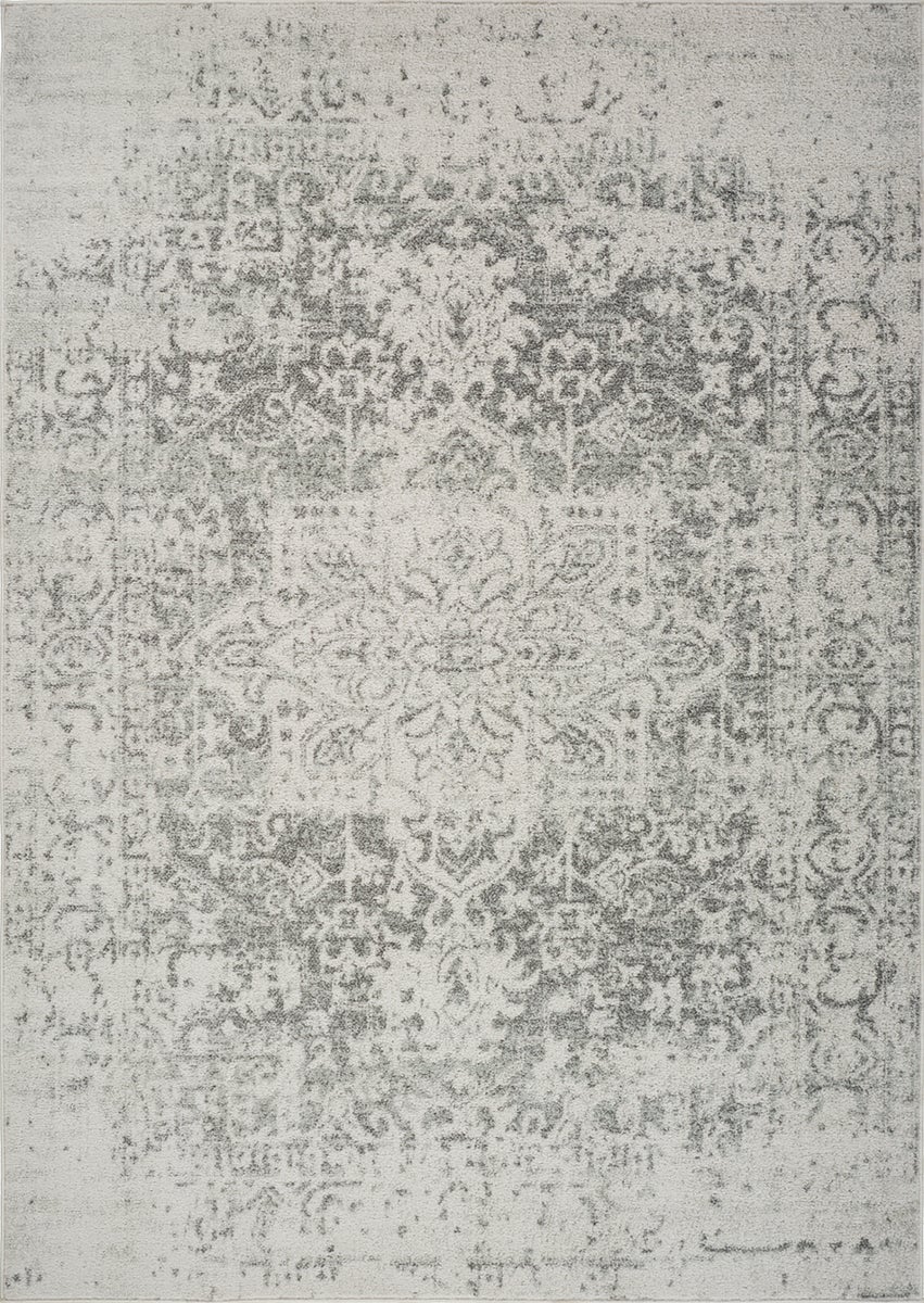 Vintage Orientalischer Teppich - Elfenbein/Grau - 120x170cm - JULIETTE