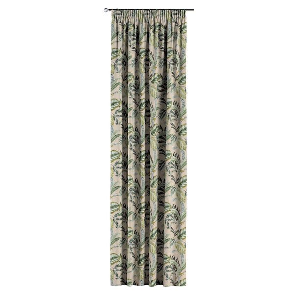 VORHANG Tropical Island grün und beige, 130x245 cm
