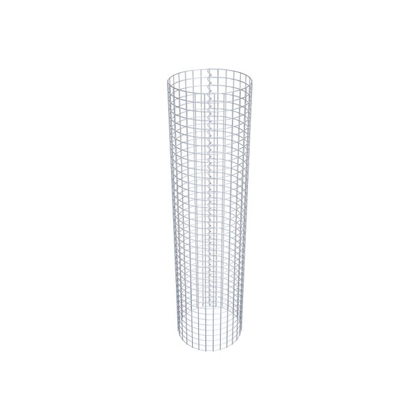 Gabionensäule Durchmesser 47 cm MW 5 x 5 cm rund - Höhe: 190 cm