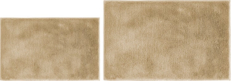 Badematten Set Florida bestehend aus zwei Badematten 40 x 60 cm und 50 x 80 cm in Taupe