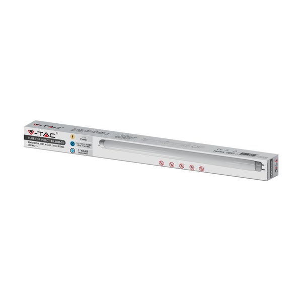 V-TAC VT-2405 - Weiße Röhre für Insektenkiller - 10 Watt - G13