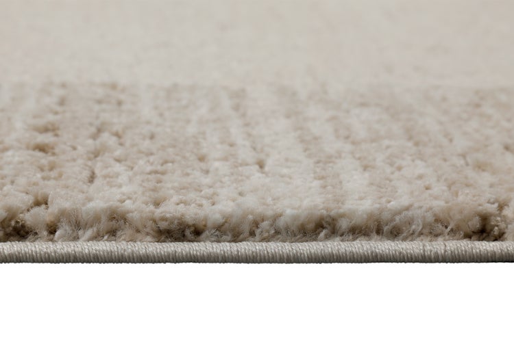 Kurzflor Teppich Creme Beige Thorben WECONhome 140x200 cm