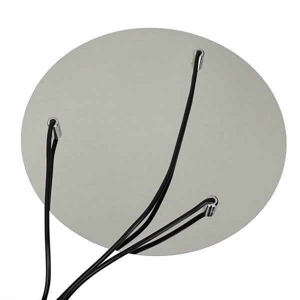 Runde Deckenhalterung mit Kabeldurchführungen