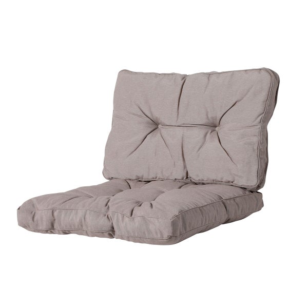 Florance Rückenkissen Panama taupe - Ca. 43x73 cm - 2er-Set