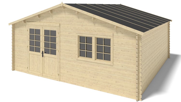 Gartenhaus, Gerätehaus 36m2 - 6x6m - 40mm