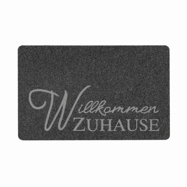 Fußmatte mit dem Schriftzug Willkommen Zuhause