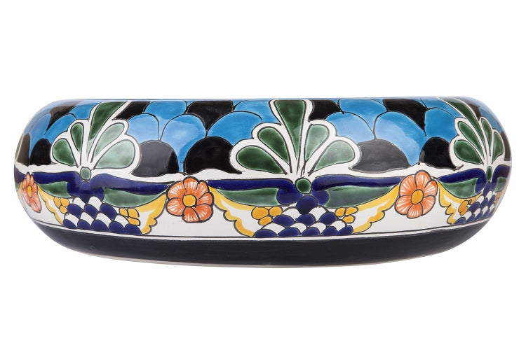 Keramikschale mit floralem Muster