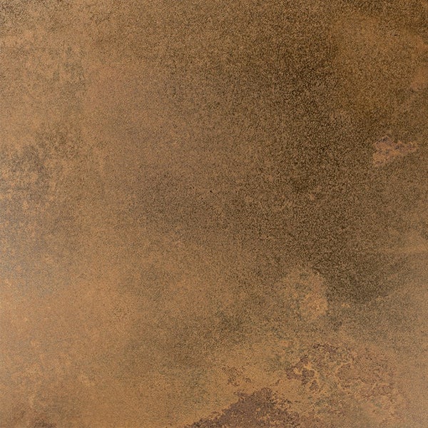 Fliese mit rustikaler Metalloptik und strukturierter Oberfläche in Rostdesign für Wand und Boden