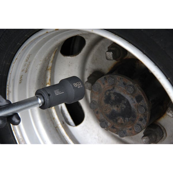 BGS Kraft-Steckschlüssel-Einsatz Sechskant tief Antrieb Innenvierkant 20 mm (3/4) SW 38 mm für FUSO / Mitsubishi - 9812