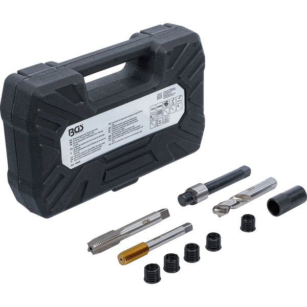 Ölablassgewinde Reparatur Satz mit Werkzeugen und Einsätzen in Aufbewahrungskoffer