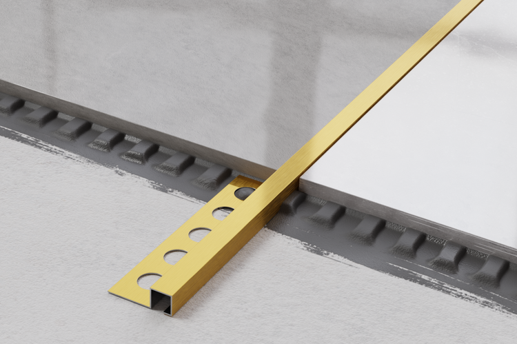 Fliesenprofil aus Metall