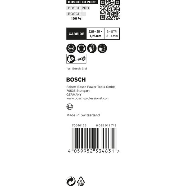 Bosch Expert Produktdetails