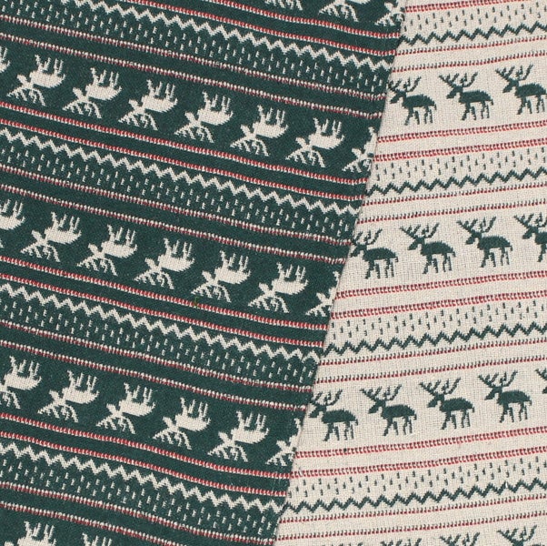 FRANK FLECHTWAREN | Tischläufer Skandinavien, 40 x 140 cm, POLYESTER, WOLLE