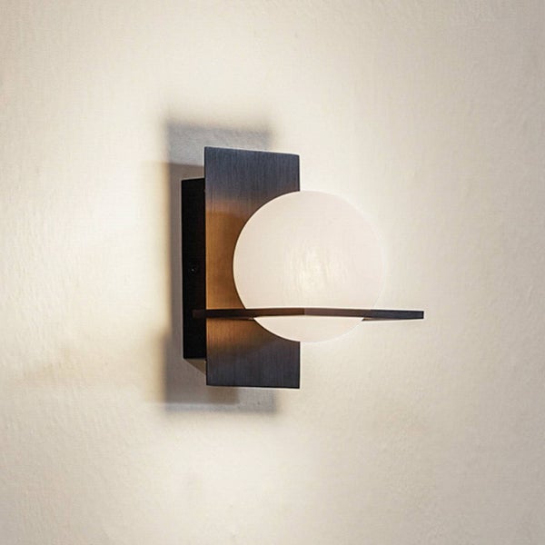 Lucande Wandleuchte, Wandlampe Innen Kulka (Modern) in Schwarz aus Metall (1 flammig G9) - Wandstrahler Wandbeleuchtung Schlafzimmer / Wohnzimmer Flurleuchte