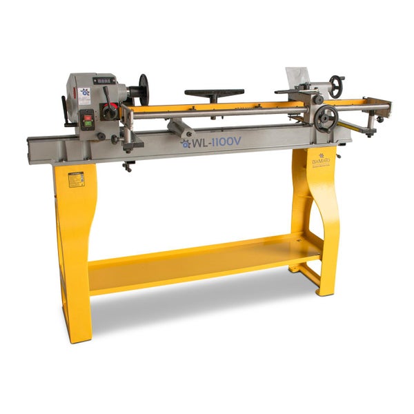 Drechselbank zur Holzbearbeitung mit Gestell