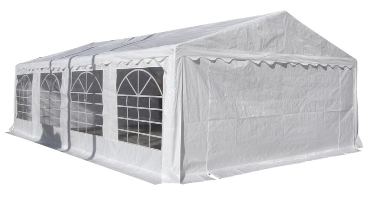 Ruse Pavillon, Partyzelt 5x8 M, weiss. 500 X 800 X 280 cm