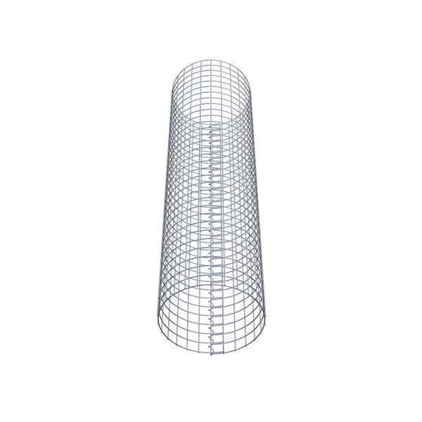 Gabionensäule Durchmesser 42 cm MW 5 x 5 cm rund - Höhe: 160 cm