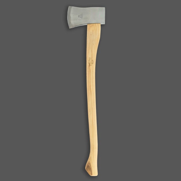 Spaltaxt mit Axtkopf aus Stahl und langem Holzstiel von Helko Werk