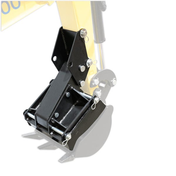 BAMATO Haltekralle und Greifer 2 in 1 für Minibagger MIB-600 - Vielseitiges Zubehör für Ihre Baustelle