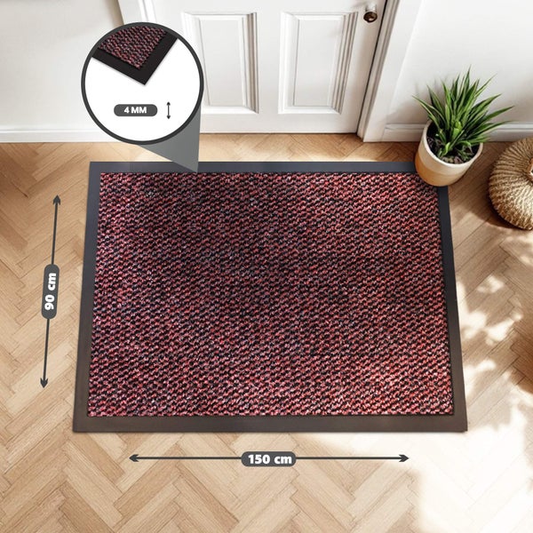 1 St. Schmutzfangmatte PALERMO Rot 90 x 150 cm