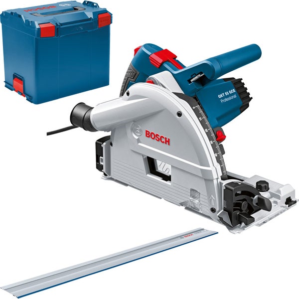 Bosch GKT 55 GCE Professional Tauchsäge mit Führungsschiene und Transportkoffer