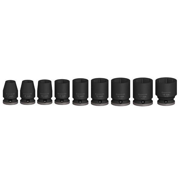 Bosch PRO Impact Socket Set 3/8 Standard 9‑tlg. - 2608003036