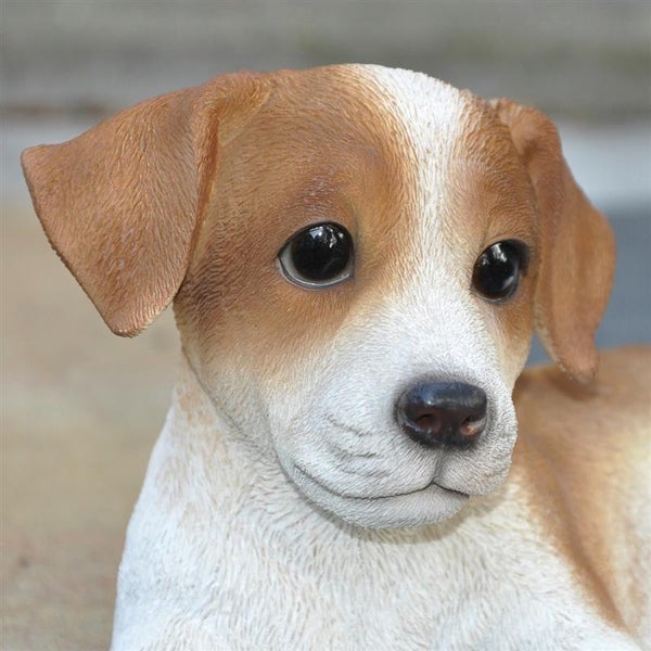 Dekofigur Gartenfigur Jack Russel