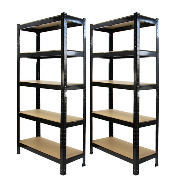 2 x Monster Racking T-Rax 75cm Lagerregal Schwarz