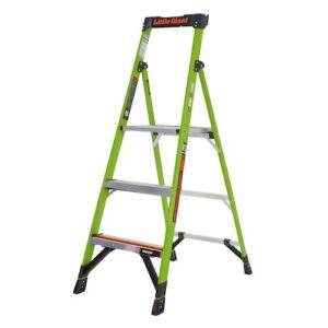 Little Giant Stehleiter aus Fiberglas mit Trittstufen