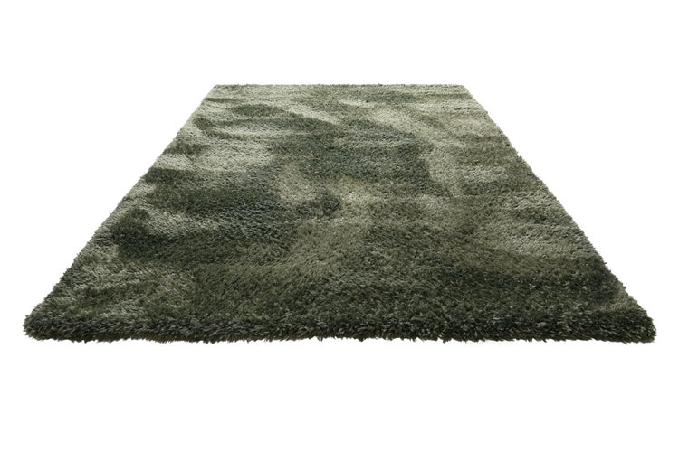 Nachhaltiger Teppich Grün soft & weich Matteo Homie Living 80x150 cm