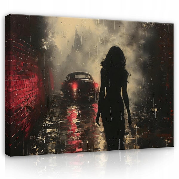 Bilder Frau Abstarkt Leinwandbild Wohnzimmer 60X40 cm