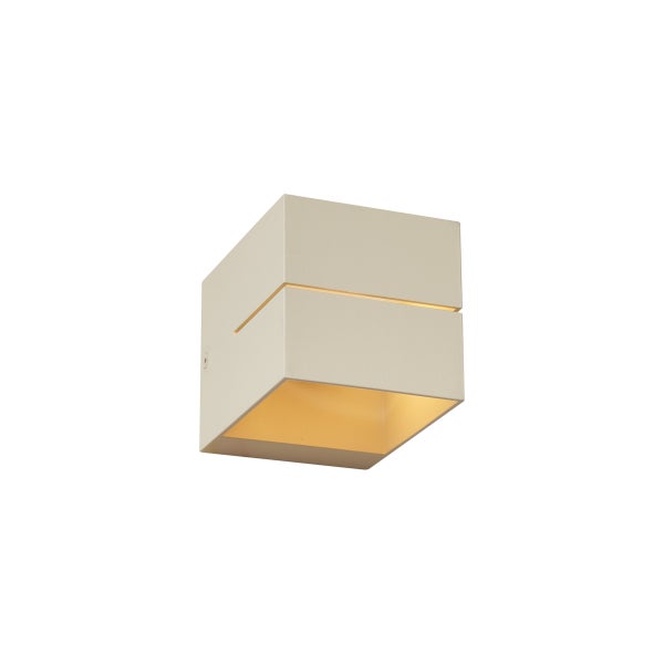 Quadratische Wandleuchte für den Innenbereich