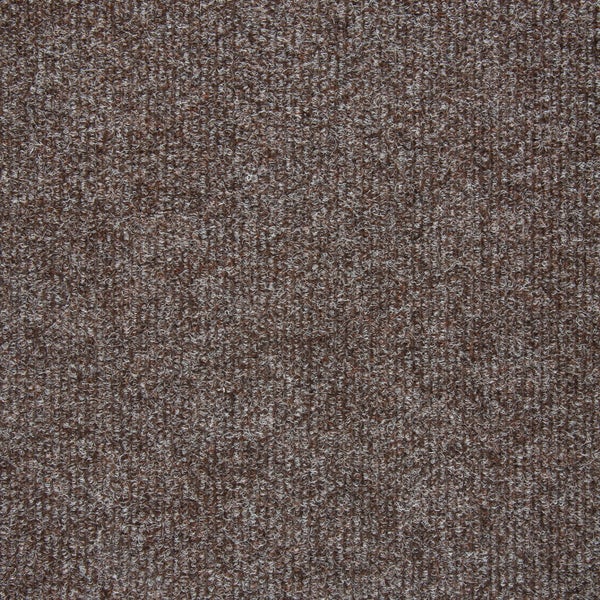 Selbstliegende Teppichfliesen in 50x50 cm Nadelfilz Teppich Fliesen ideal für Büro und Gewerbe Schatex Teppichbodenfliesen in Braun aus Nadelvlies