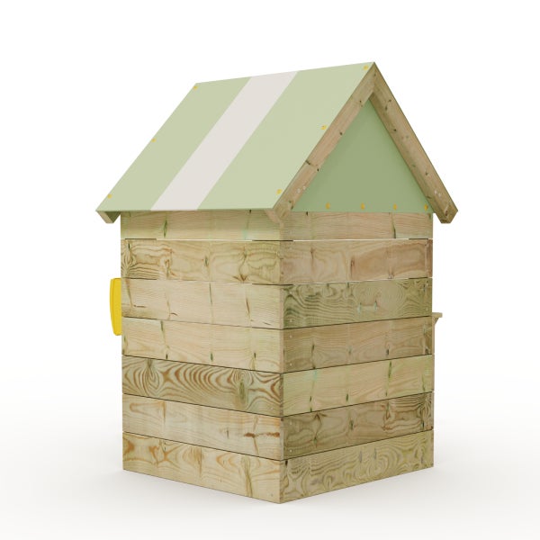 WICKEY Kinder Garten Spielhaus Hut mit Fenster - pastellblau