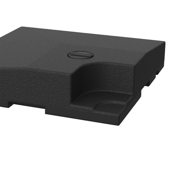 Quadratischer Sonnenschirmständer aus Kunststoff