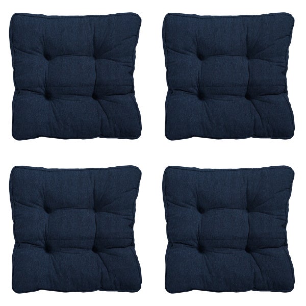 Sitzkissen Florance Panama Indigo - Ca. 47x47 cm - 4er-Set