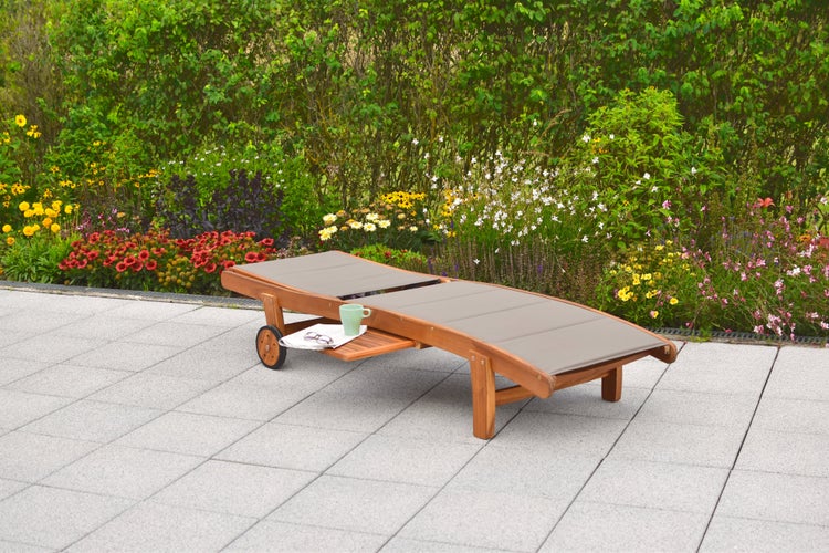 Acapulco Gartenliege, gepolsterte Liegefläche