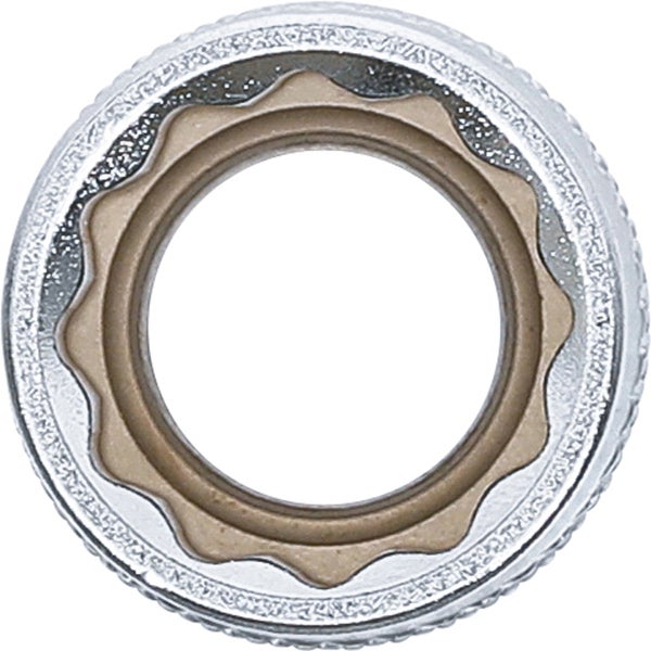 BGS Steckschlüssel-Einsatz Zwölfkant Antrieb Innenvierkant 12,5 mm (1/2) SW 15 mm - 10635
