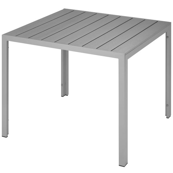 Gartentisch tectake Maren aus Aluminium und Kunststoff 90 x 90 x 74,5 cm