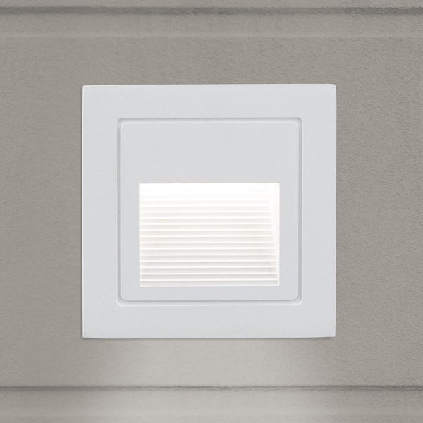 LED Außen Wandeinbauleuchte IP65 Weiß