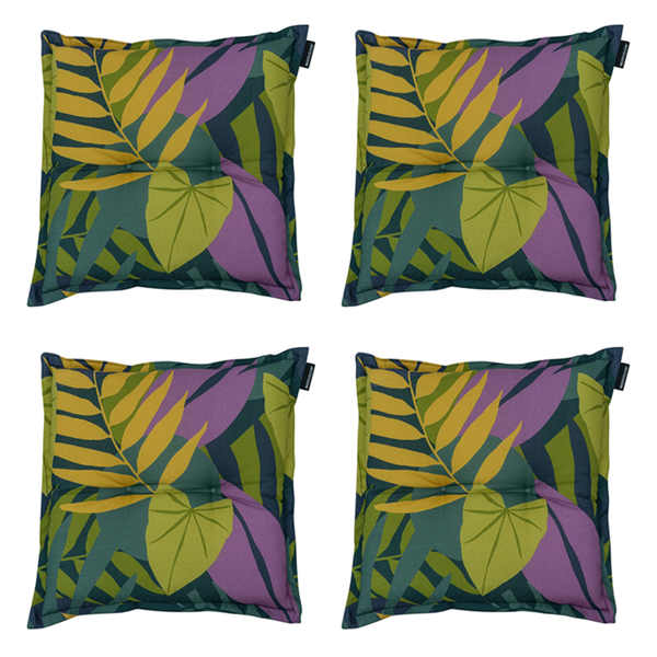 Sitzkissen Iven grün - Ca. 50x50 cm - 4er-Set