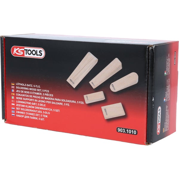 KS Tools Löthölz Set, 5-teilig in Verpackung