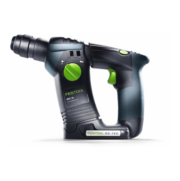Festool BHC 18 HPC 4,0 I-Plus Akku Bohrhammer 18 V 25 Nm 1,8 J SDS Plus Brushless ( 576513 ) + 2x Akku 4,0 Ah + Ladegerät + Systainer ( Nachfolger von 575697 )