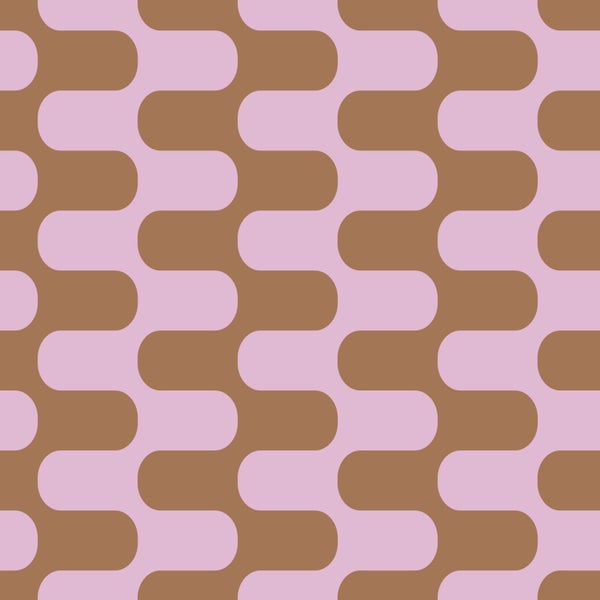 Nahtloses Muster mit abgerundeten, rechteckigen Formen