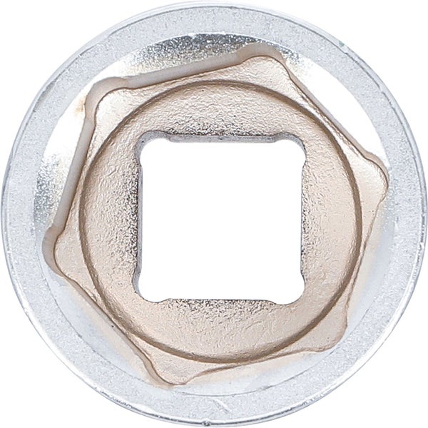 Detailaufnahme einer Steckschlüsselaufnahme mit Vierkant