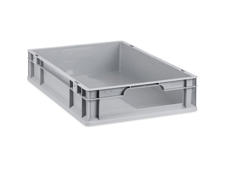 PROREGAL SparSet 10x Eurobox NextGen Store HxBxT 12 x 40 x 60 cm 23 Liter Front Offen Eurobehälter Transportbox