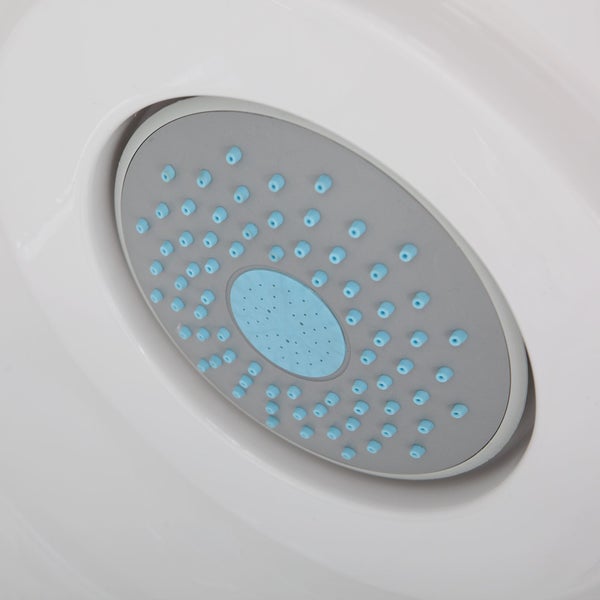 Dampfdusche mit Hydromassage 90x90cm, viertelkreisförmig | Vesuvio